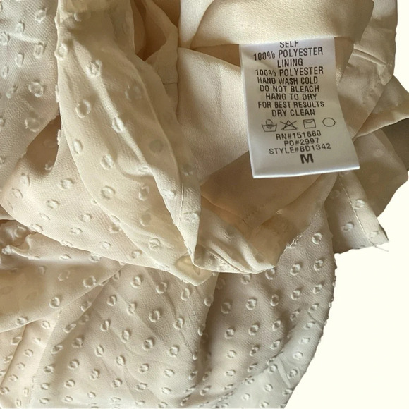 NEW Beauty & Grace Cream Dress, Size Medium - Picture 9 of 9